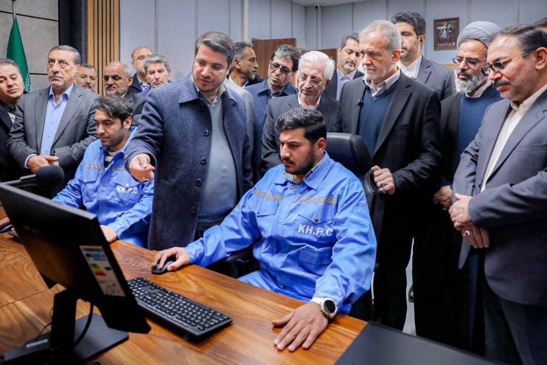 پروژه انتقال پساب بجنورد به پتروشیمی خراسان با حضور رئیس‌جمهور افتتاح شد 
